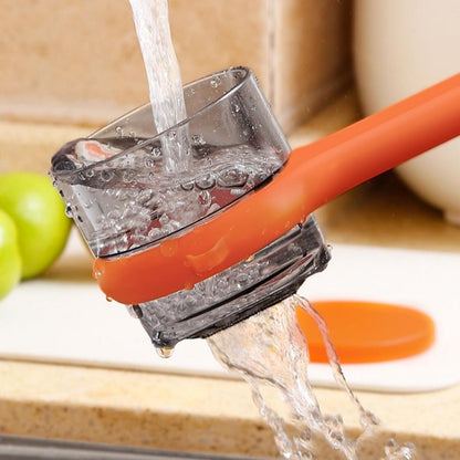 Storage Peeler with Container for Splash Prevention