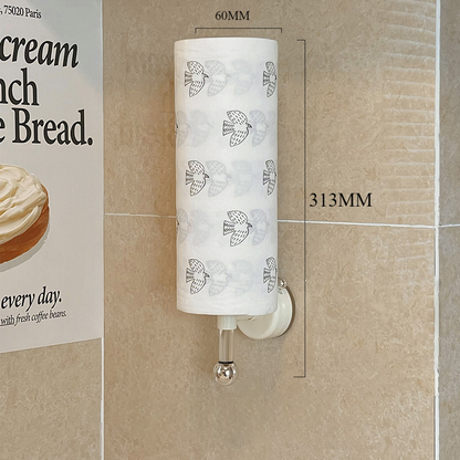 Drill-Free Suction Cup Kitchen Rack: Paper Towel, Cling Wrap, and Towel Holder