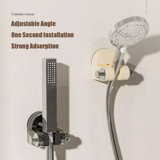 Integrated Suction Cup Shower Rack