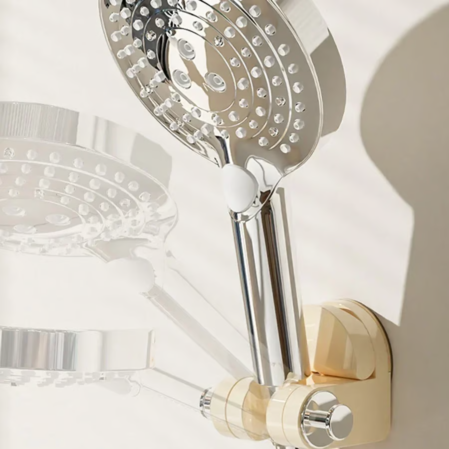 Integrated Suction Cup Shower Rack