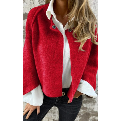 Women's Fashion Solid Color Short Coat